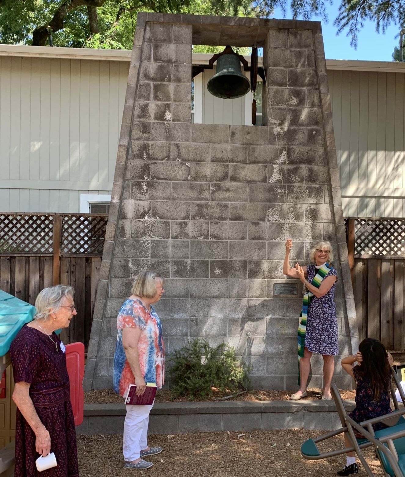 Bell ringing at St. Luke's Episcopal Church